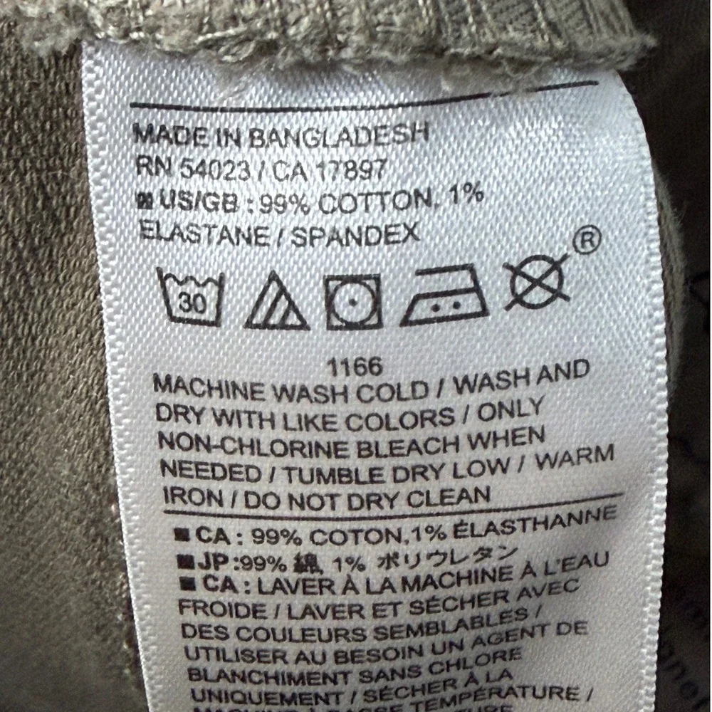 Banana Republic Travel Slim Pants Mens 33x32 New Pewter Beige Washwell 731189-05